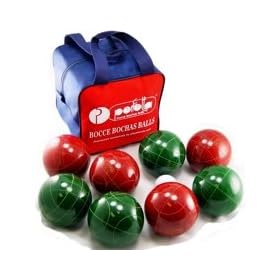 Perfetta Club Pro Fleck Color Bocce Set - Made in Italy by 