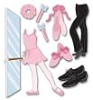 Boutique Themed Ornate Stickers: Dance Class