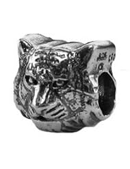 Zable Tiger Animals School Sports Sterling Silver Charm
