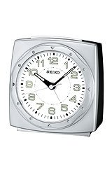 Seiko Bedside Alarm Clock Metallic Case