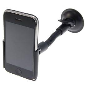 Made To Measure Suction Mount Holder & Car Charger Kit For Apple iPhone 3G / iPhone 3GS