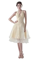 V-neck Halter Sheath Bridesmaid Dress/Prom Dress/Party Dress 