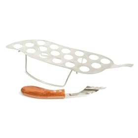 Charcoal Companion Platinum Chili Pepper Roasting Rack with Corer