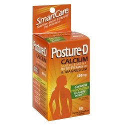 Posture-D Smart Care Calcium with Vitamin D & Magnesium, 600 mg, Caplets, 60 ct.