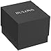 Bulova Women's 98L128 Crystal Accented Bangle Mother of Pearl Dial Watch
