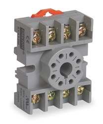 Dayton 5X852 Socket, Relay, 8 Pins