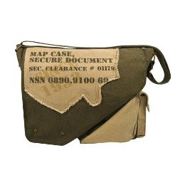 Rothco Vintage 2 Tone Imprinted Map Case on Travel Gear Bag Travel Gear Bag Rothco Vintage 2 Tone Imprinted Map Case