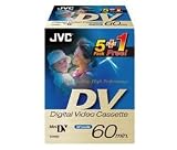 Electronics : JVC DV60DE5P1 60-minute MiniDV Cassettes - pack of 5 + 1 free