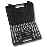 47 PIECE 1/4'' DRIVE 6 POINT SAE/METRIC SOCKET SET