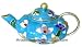 Chinese Crafts / Chinese Cultural Products: Chinese Cloisonne - Miniature Teapot