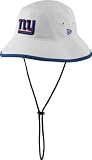 NFL Unisex Adult New York Giants Training Camp Bucket Hat (White, One Size Fits All)