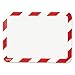 High Visibility Safety Frame Display Pocket-Magnet Back, 10 1/4 x 14 1/2, Red/WH