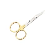 3 1/2'' GOLD PLATED STRAIGHT FINGERNAIL SCISSORS Straight