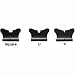 Williams Open Sight Blades U Notch, HGT 3/16 .400 .281 To .345