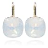 Ohrringe mit SWAROVSKI ELEMENTS White Opal - Farbe - White Opal - Gold