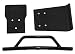 RPM 80022 Front Bumper and Skid Plate Black Slash 4x4 Black
