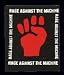 Rage Against the Machine - White Logo with Red Fist - 2