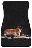 Gold as Gold Foal Horses Western Car/Truck/SUV Floormats Set/2