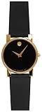 Movado Men's Classic Museum Black Genuine Leather Strap Watch #0604228