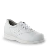 Drew Shoe Women's Parade II Lace-Up Walking Shoe,White Calf,9 M US