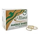 Alliance Pale Crepe Gold Size #18 (3 x 1/16 Inches) Premium Rubber Band - 1 Pound Box (Approximately 2205 Bands per Pound) (20185)