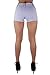 Basic Short Shorts Premium Stretch French Terry Moleton With a gentle butt lifting stitching in Heather Purple Size S