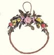 Dollhouse Miniature Artisan Door Wreath