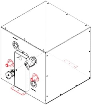 Kuuma Products 6 Gallon Front Mount 120V Front Heat Exchange Water Heater 11811
