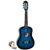 Music Alley 1/2 Size Junior Guitar Includes CD And Tutor Book – Blue