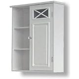 Review Elite Home Fashions  / Dawson Wall Cabinet With One Door & Shelves
