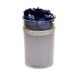 icelandic moonflower petal topped candle