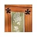 Spectrum 96310 Flower Over The Drawer/Cabinet Towel Bar, Black