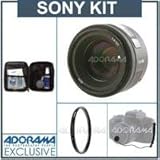 Sony 50mm f/1.4 a (alpha) Mount Digital SLR Standard Lens Kit, with Tiffen  ....