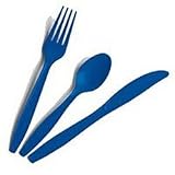 Solid Navy Blue Plastic Cutlery Knives - 48 Cnt