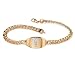 18k Gold over Sterling Silver Medical Emergency Bracelet 8 1/2