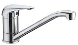 Kitchen Mixer Tap, Monobloc, Swivel Spout, All Fittings and Flexi Pipes (WT3002)