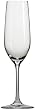 Schott Zwiesel Tritan Crystal Glass Stemware Forte Collection Champagne Flute with Effervesence Points, 7.7-Ounce, Set of 6