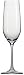 Schott Zwiesel Tritan Crystal Stemware Forte Collection Champagne Flute With Effervesence Points, Set of 6