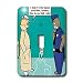 Londons Times Funny Cat Cartoons - Curiosity Killed the Cat - Light Switch Covers - single toggle switch