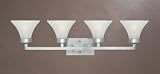 Designers Fountain Barona Bathroom Light - Satin Platinum