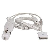 Belkin Mobile Power Cord for iPod with Dock Connector (White)