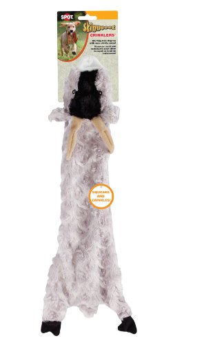 Plush Skinneeez Crinkler Dog Toy - Goat - 23 in.