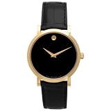 Movado Midsize Museum Automatic 18K Solid Yellow Gold Watch 605190 by Movado