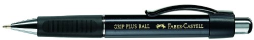 Kugelschreiber Grip Plus Ball Met.Schwarz