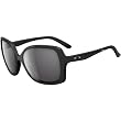 Oakley Beckon Women's Polarized Lifestyle Casual Wear Sunglasses w/ Free B&F Heart Sticker - Polished Black/Grey