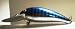 Bomber Model A Bass Fishing Crankbait Blue Chrome Color