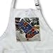 A complex of temples and shrines, both Hindu and Buddhist, Man carrying heavy weight with his head - Medium Length Apron With Pouch Pockets 22w X 24l