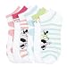 Lot Of 3 Pairs Womens Cow Designs Stripe And Solid Anklet Ped Socks ( 9-11)