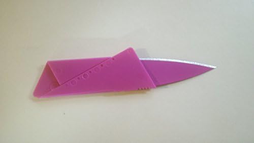 Aimtailer Pink Safety Credit Card Folding Knife