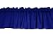 Zen Creative Designs Solid Royal Blue Poplin Window Valance 58 Inch Wide (16